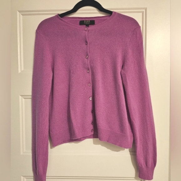 Alex Marie Cashmere Cardigan sz large - Picture 1 of 5